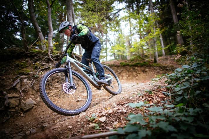   The bike works very well downhill.