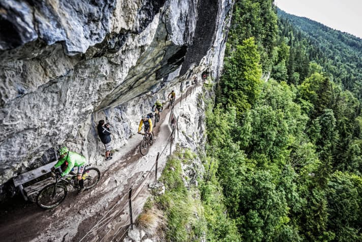   The A-distance of the Salzkammergut Trophy is one of the toughest things you can do on a mountain bike. But there are also six other routes.
