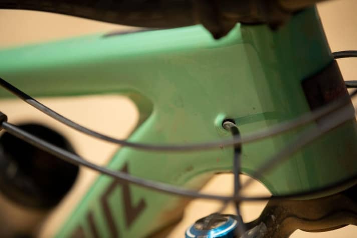   All cables run inside the frame of the Megatower.