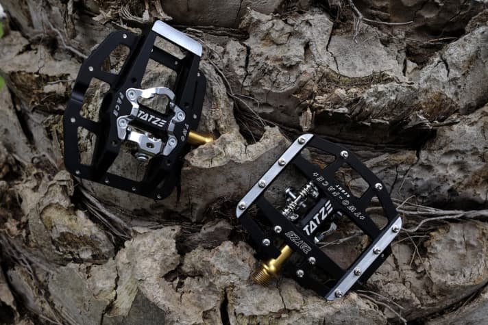   Das Kombi-Pedal Tatze Two-Face erhält neben einigen Detailverbesserungen auch die haltbare Nadellagerung.