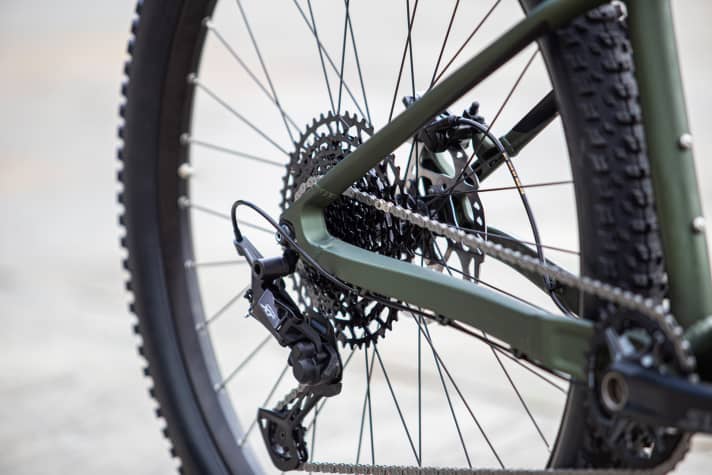   Wie beim Occam setzt Orbea auch beim Laufey auf die neuen Shimano 12fach-Antriebe.