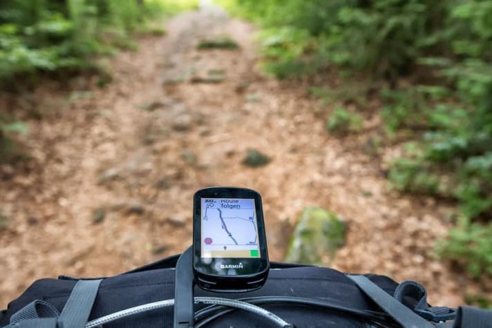 Faithful scout on unknown paths: the Garmin Edge 830 has proven itself on the Germany Trail.