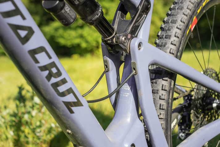   Detail on the Santa Cruz 5010 CC X01 Reserve