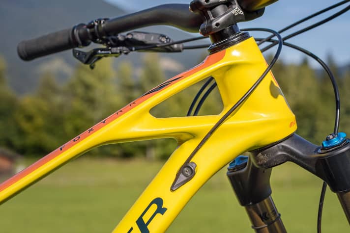   Detail on the Mondraker Foxy Carbon RR