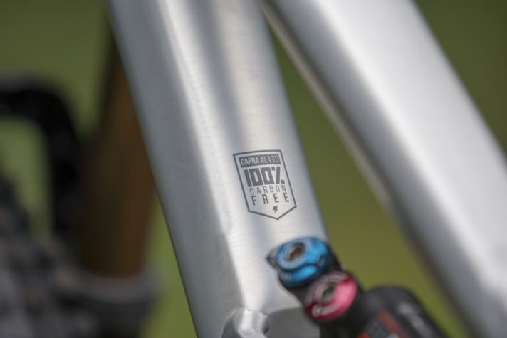   100% frei von Carbon: Bei einem Bike für 3599 Euro eher eine Seltenheit.