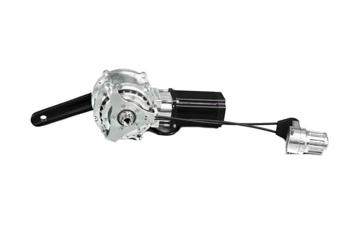 AWARD WINNER - QUARTZ (e-bike motor and gearbox) Manufacturer: Kervelo Statement from the Eurobike Award jury: "The jury found the drive unit with integrated six-speed gearbox very convincing, especially for use in e-cargobikes. The robust and low-maintenance system is perfect for city and especially rental bikes."