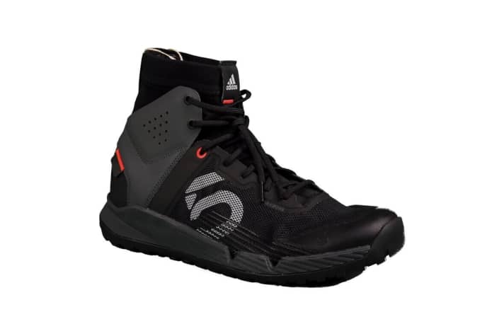 AWARD WINNER - 5.10 Trailcross Mid Pro Manufacturer: adidas | Five Ten Statement from the Eurobike Award jury: "A very sensibly constructed trekking shoe. The integrated, quick-drying sock keeps the dirt out, the ergonomically shaped sole ensures walking comfort."