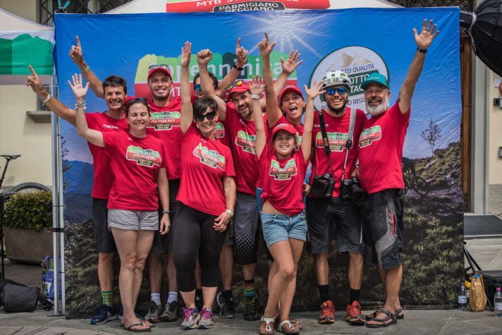   Das Organisationsteam hat alle Hände voll zu tun, aber trotzdem immer gute Laune.