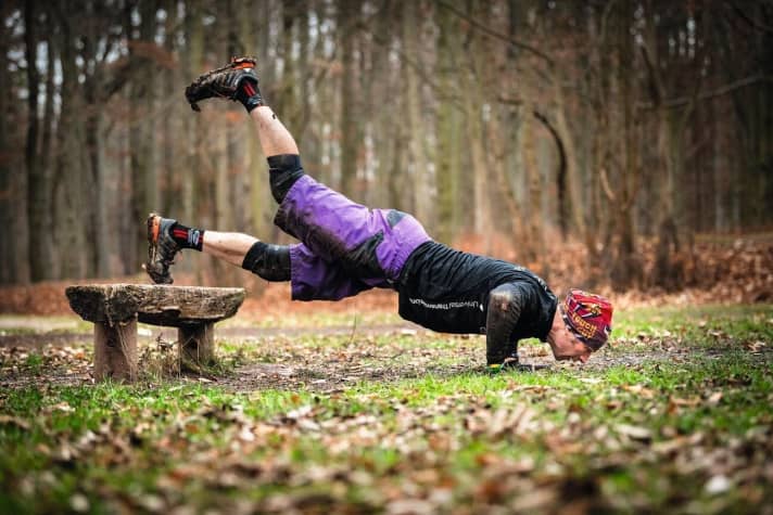   Bench press with a difference