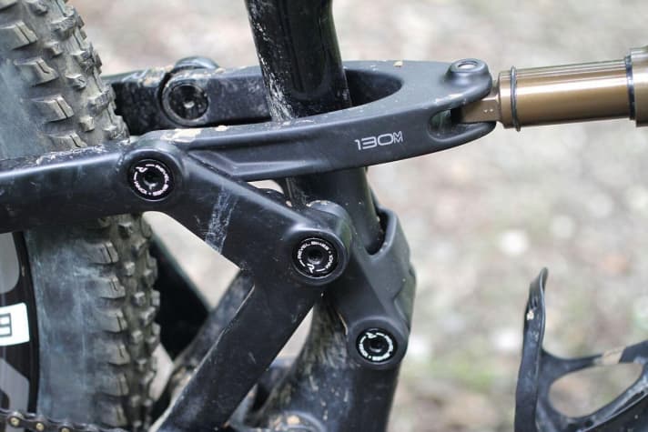   Revel Rascal: The Rascal rear triangle works very smoothly. There are 18 ball bearings for a fine response.