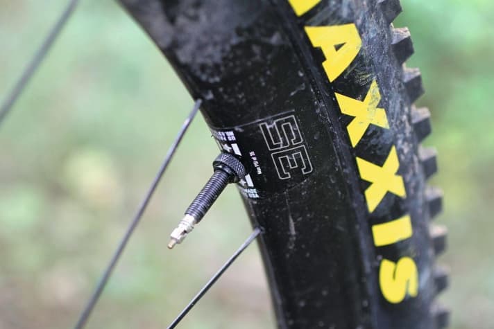   Revel Rascal: Thanks to the 35 millimetre wide rims, the tyres have a large volume and can therefore be ridden with low air pressure.