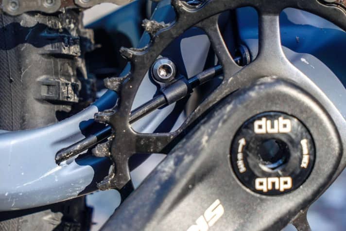 The outer casings are neatly laid over small guides.