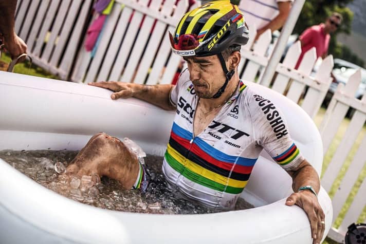   Schockfrosten: Bei einem Etappenrennen wie dem Cape Epic ist eine effektive Regeneration das A und O. 