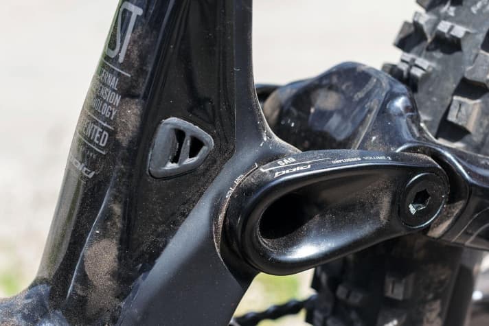   Bold Unplugged Volume 2: The SAG display on the rocker/frame makes it easier to tune the rear suspension.