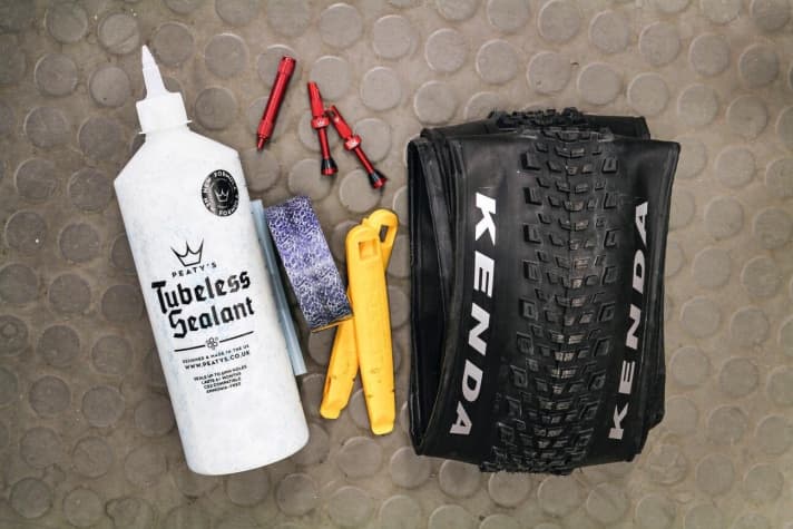The tools for tubeless conversion