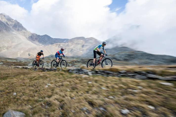 The basic idea of the mountain bike: to move through nature under your own steam and enjoy it.