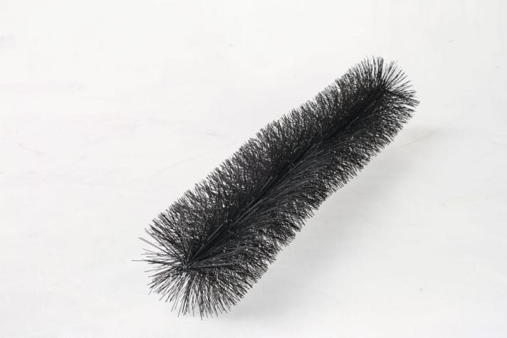   Flaschenbürste mal im völlig anderen Einsatzbereich.