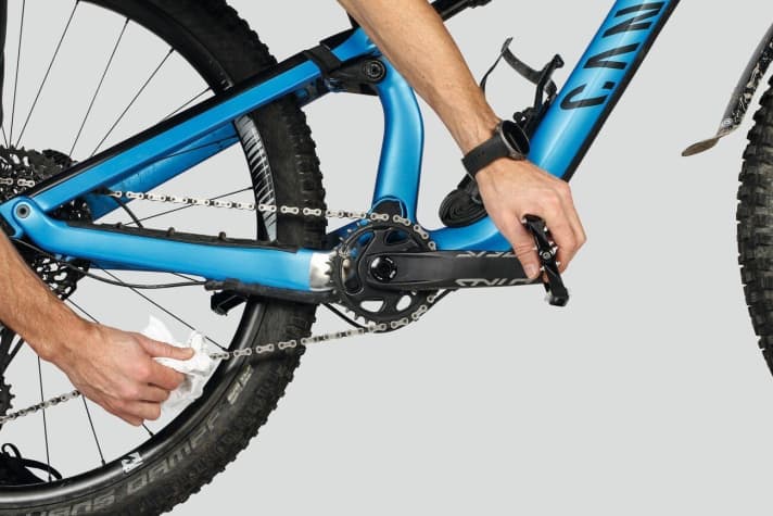 Kette säubern und ölen