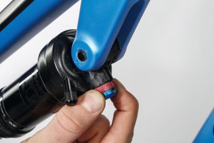 Open the rebound and compression stages approximately when cold