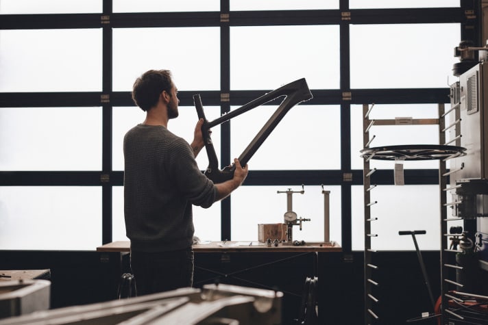   The frames of Stoll Bikes also come from All Ahead's carbon manufacturing facility.