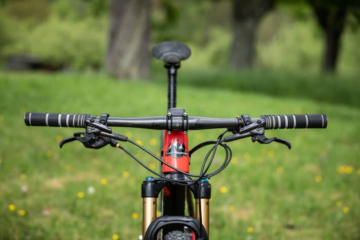   The XT brakes are actually out of place for weight reasons. However, the reliable bite justifies the higher weight.