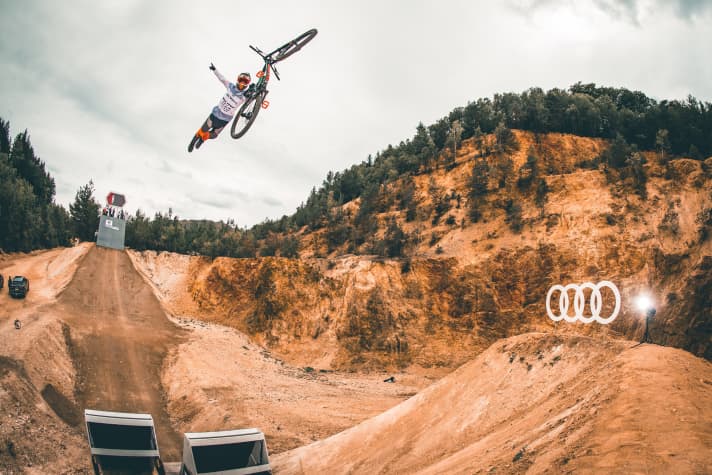   Sam Reynolds lets it fly.