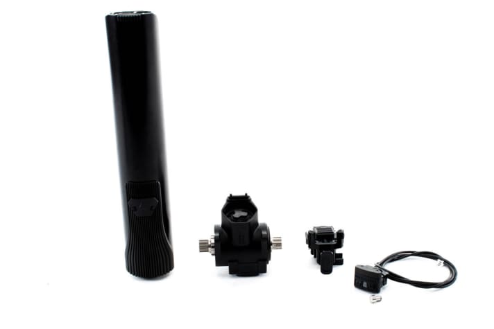 <a href="https://fazua.com/" target="_blank" rel="noopener noreferrer nofollow">Fazua Evation</a> pedelec drive - Gold Award The e-bike motor from the Munich-based inventors, which also powers the e-MTBs and the Project Y e-road bike from Focus, weighs 3.3 kg. The highlight: If you don't fancy "E" at the moment, simply take it out.  Jury statement: Fazua is creating a new segment with the evation drive. The motor and battery can be easily removed, leaving you with a normal bike. The low weight and easy handling also make the evation drive worthy of an award. Some bicycle manufacturers have also recognised this and are already using the system for their pedelecs - including road bikes.