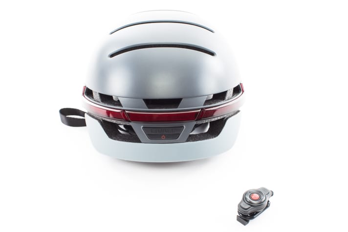 <a href="http://www.livall.com/" target="_blank" rel="noopener noreferrer nofollow">Livall</a> BH51 Futuristic bike helmet with light strips and integrated sound system.  Jury Statement: At first glance, we liked the stylish look of this helmet with its rear lights for better visibility. The Bluetooth connection works excellently. And the music is barely audible even to people standing close by, while you can hear outside noises well.