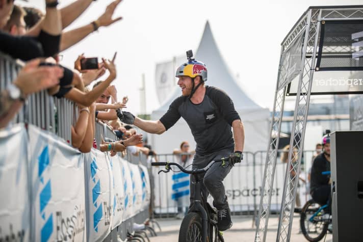   You rarely get this close to Danny MacAskill.