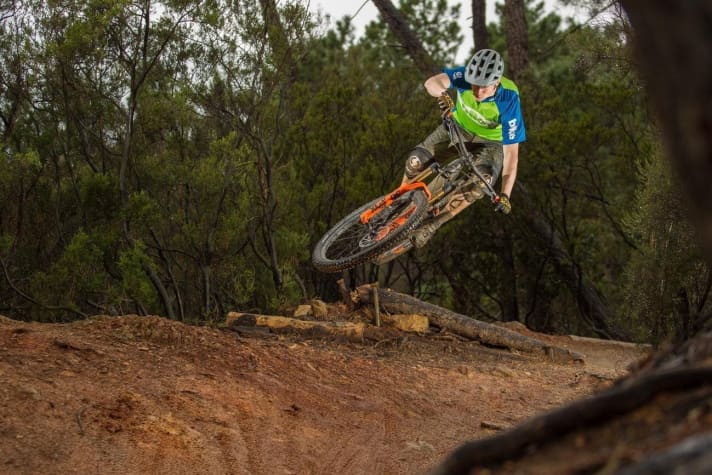   Finale Ligure delivers as usual. Unser Lieblingstrail zum Testen: der Pino-Morto-Trail.