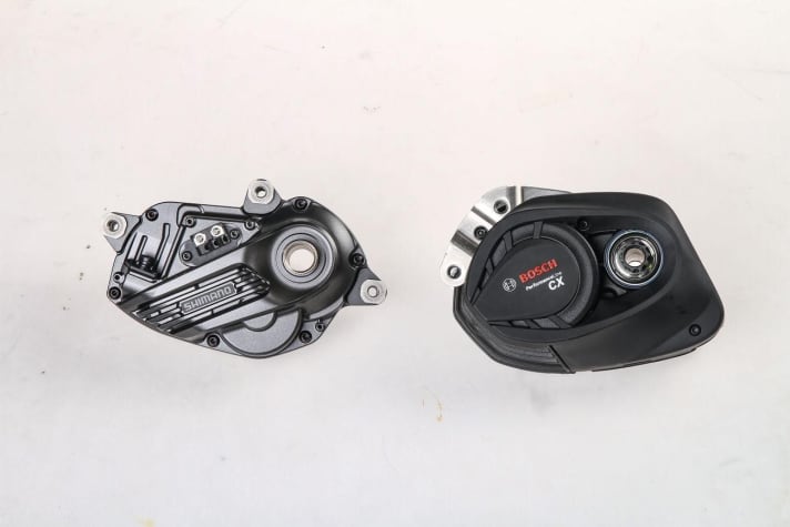    Kampf der Giganten Wie schlägt sich der neue Shimano EP8 gegen das Kraftpaket von Bosch? Wir haben die Motoren in Labor und Praxis getestet.