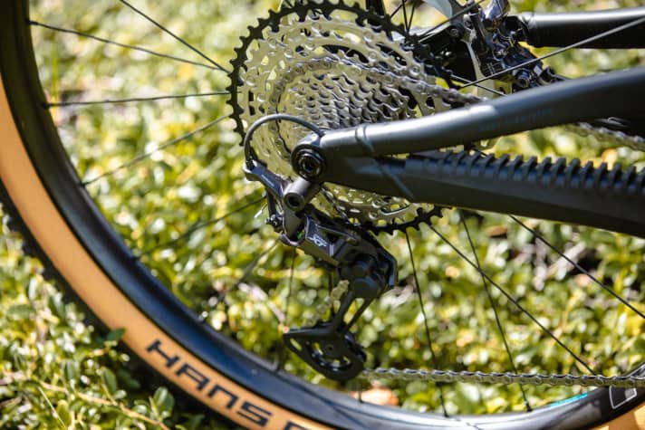  Kompromisslos: Bei der Schaltung bedient sich Bulls am XT-Regal von Shimano.