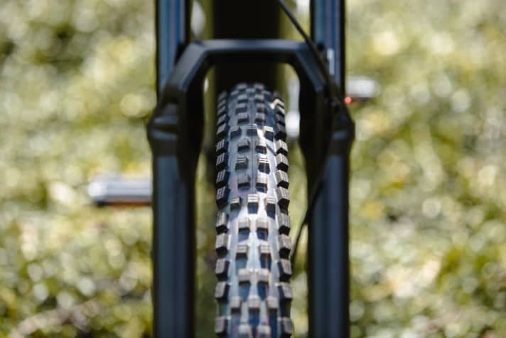  For traction, the product managers rely on Schwalbe's Magic Marry. The rear wheel is fitted with the tried and tested Hans Dampf.