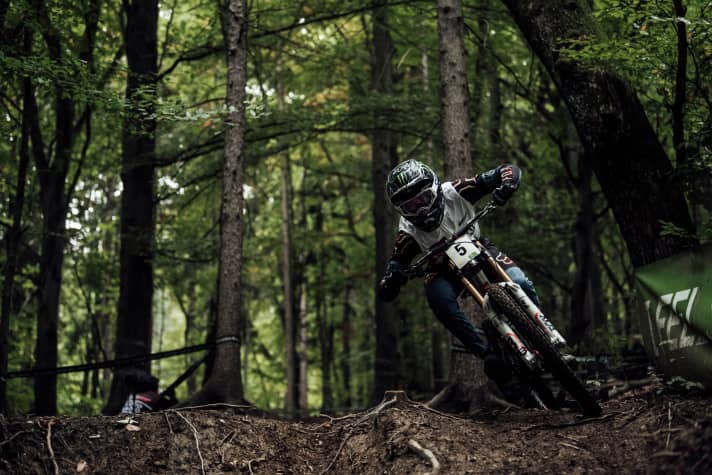   Loris Vergier won the men's race. It was his second this weekend.