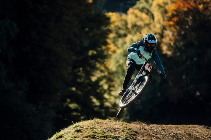   Marine Cabirou, stylish as ever. For the winner of the first World Cup race on Friday, it was still enough for second place in the second part.