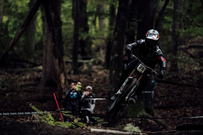   Aaron Gwin back on pace. Although the American "only" finished sixth, he was within striking distance of a win for the first time in a long time.
