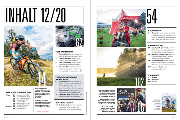 BIKE 12/2020: der Inhalt