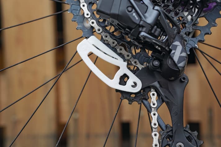   To set the gap correctly with the new chain gap tool, second gear must be engaged.