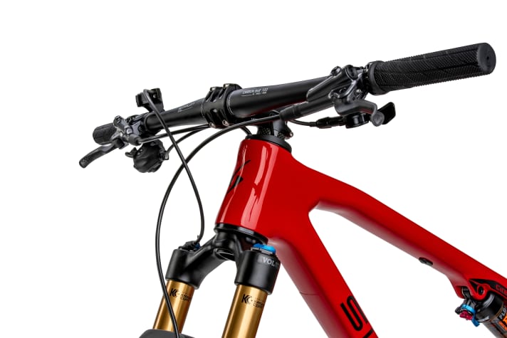   Less angular and simpler: Simplon saves 150 grams on the Cirex frame compared to the previous model.