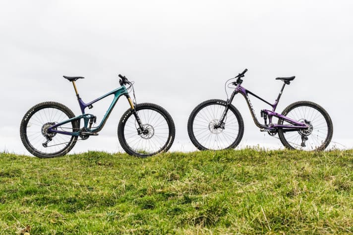 The top models are the top dogs in every manufacturer's product range. But do the new Giant Trance X or the Kona Process 134 Supreme have what it takes to take the lead in an entire bike category? Our next super all-mountain duel.