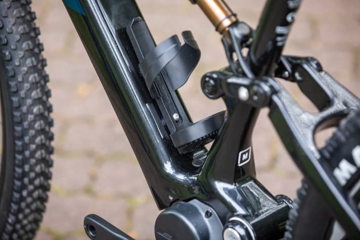   Multifunctional: If the main battery is not enough, you can pack a small additional battery with 180 watt hours into the bottle cage.