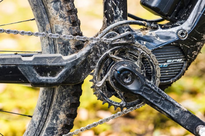   Orbea deliberately limits the maximum power of the Shimano EP8 drive on the Rise to 60 Newton metres and 350 watts. This makes the bike more efficient.