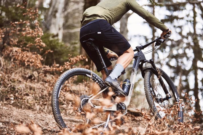   „Soul in the Mountains“ nennt sich das unverwechselbare Bike im Maloja-Look.