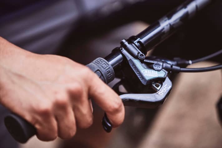   Auch die Magura MT8-Stopper kommen mit individueller Note.