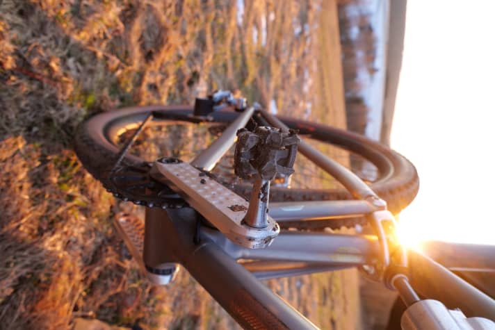   Auch im schmutzig-staubigen MTB-Einsatz soll der spezielle Klickmechanismus zuverlässig funktionieren.