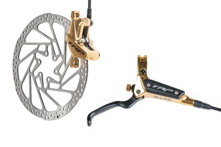 TRP DH-R Evo | 500 Gramm / 274 Euro¹ (Vierkolben-Bremse)