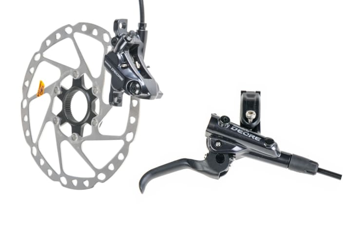 SHIMANO Deore 6120 | 463 Gramm / 120 Euro¹ (Vierkolben-Bremse)