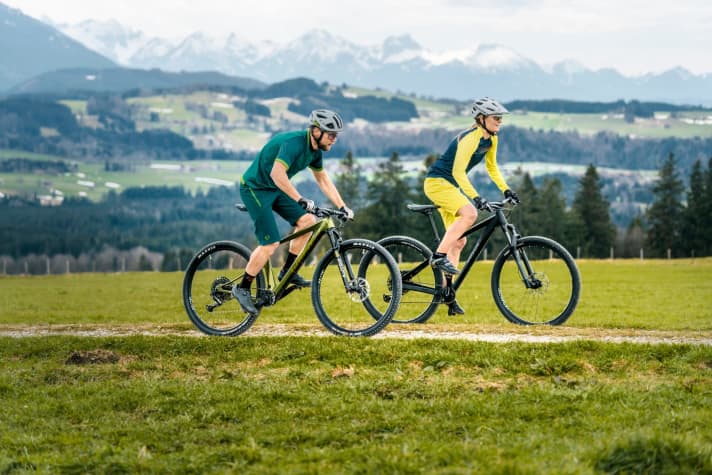 Low weight and minimal maintenance requirements speak in favour of the hardtail category for mountain bikes.