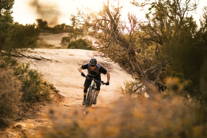   Fresh: The new Rockshox Domain is aimed at enduro riders and e-mountain bikers.