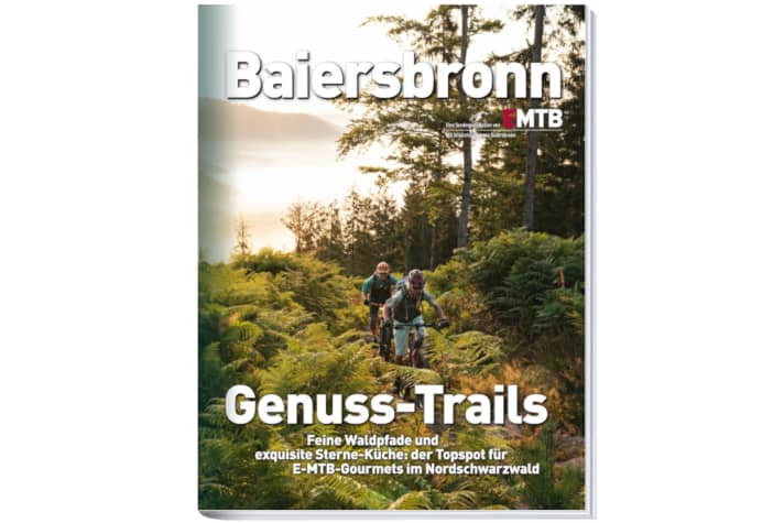   Feine Waldpfade und exquisite Sterne-Küche: Baiersbronn ist der Topspot für E-MTB-Gourmets im Nordschwarzwald. Der Mini-Guide Baiersbronn ist eine Sonderpublikation von EMTB mit Unterstützung von Baiersbronn und als Beihefter in <a href="https://www.delius-klasing.de/emtb-02-2021-emb-2021-02" target="_blank" rel="noopener noreferrer">EMTB 2/2021</a>  erschienen.